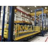 Lift Platform (Blue). Handling Speciality Model #0423-40 Serial #CV-12406. Capacity 6000 Lbs.