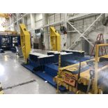 Blue & Yellow Upender No Plate. Approx. 24ft Long x 14ft. Wide, Rigging Fee $5,000