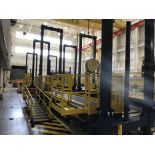 Handling Speciality Lift Platform model #0423-40. Serial #CV-12395. Approx. 5ft wide x 25 ft. long