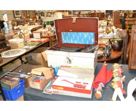 A quantity of Scalextric - sold as collector's items; various model Triang Hornby railway etc. 