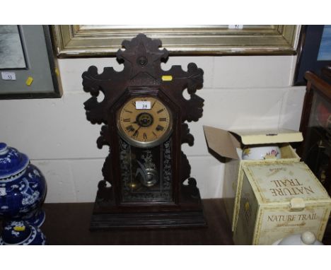 An American "Gingerbread" alarm clock