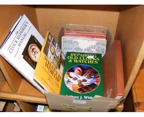 Selection of books, including 'The Clock Repairer's Manual' 