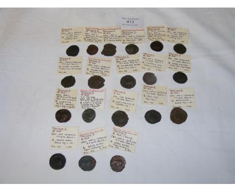 Nineteen various Roman Imperial Antoninianus bronze and other coins of Tetricus I (AD270-273)