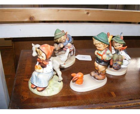 Four Hummel figures 