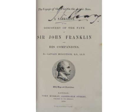 Famous Co. Louth Explorer  M'Clintock (Capt. F.L.)&nbsp;The Voyage of the 'Fox' in the Arctic Seas,&nbsp;A Narrative of the D