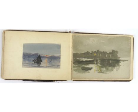 Walter Kelvington Gold, Australian (1847-1895) Australian Interest&nbsp; [Sketch Album &amp; Diary]&nbsp; An important small 