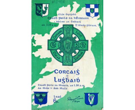 1957 All-Ireland Football Final  Programme: G.A.A. (Football 1957) Clar Oifigiuil Craobh Peile na hEireann, Croke Park, 22.9.