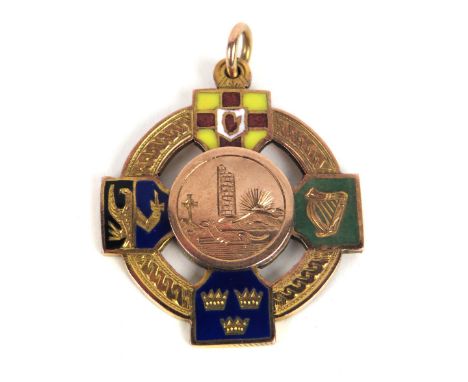 Galway's First National Hurling Title, 1931  Medal: G.A.A. [Hurling 1931] An attractive 9ct gold Celtic Cross design and pier