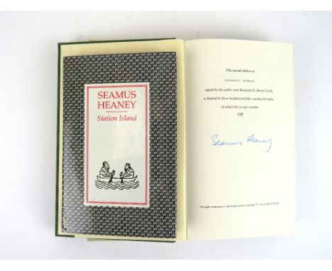 Heaney (Seamus)&nbsp;Sweeney Astray, 8vo, N.Y. (Farrar, Straus, Giroux) 1984,&nbsp;Signed Limited Edition,&nbsp;No. 133 (350)