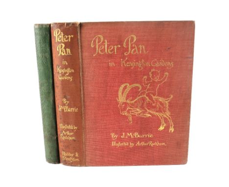 [Rackham (Arthur) illus.] Barrie (J.M.)&nbsp;Peter Pan in Kensington Gardens, 4to Lond. 1906.&nbsp;First Edn., 50 mounted col