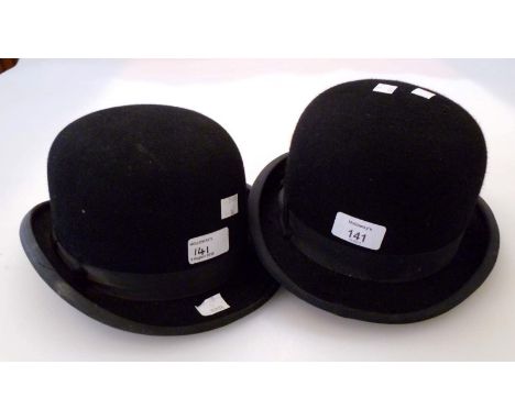 A Lock and Co ladies hunting felt bowler, and one other by Christy & Co