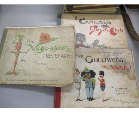 Late 19th century children's books by Florence J K Upton (illustrator) and Bertha Upton (author) 
