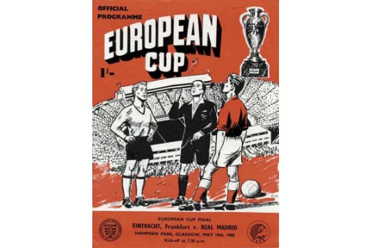 Europcup Final 1960 Programm Frankfurt V Madrid Eintracht Frankfurt Vs Real Madrid May 18 1960