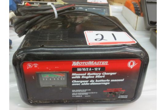 motomaster 12v battery charger