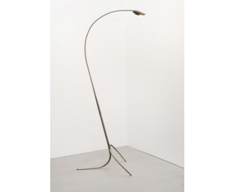 Tom DixonEarly and rare 'Cobra' standard lamp, late 1980sSteel.208 x 62 x 88 cmProduced by Tom Dixon, London, United Kingdom.