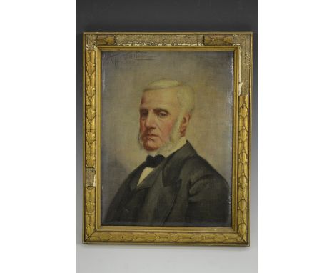A Armitage Portrait of a Gentlemansigned, oil on canvas, 29.5cm x 22cm