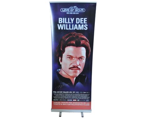 Billy Dee Williams - Lando Calrissian in the Star Wars franchise&nbsp;- autographed Monopoly Events banner from a ' For The L