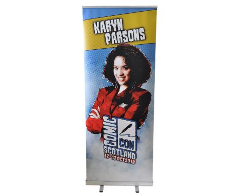 Karyn Parsons - The Fresh Prince Of Bel Air - autographed Monopoly Events banner from the 'Scotland Comic Con' event. The ban