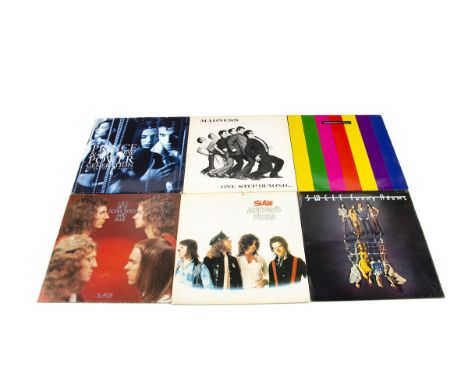 Rock / Pop LPs, approximately sixty-five albums of mainly Pop and Rock with artists including Sweet, Slade, Madness, Prince, 