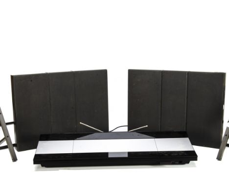 Bang &amp; Olufsen System, B &amp; O Beocenter 9300 - CD, tape &amp; radio together with a pair of B &amp; O speakers Model 6