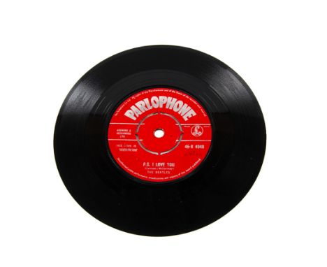 The Beatles 7" Single, Love Me Do 7" Single b/w P.S. I Love You - Original UK First Press release on Parlophone 1962 (45-R 49