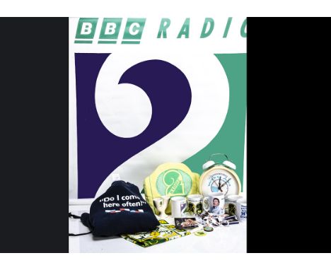 Terry Wogan / Radio Two Memorabilia, a Wake up to Wogan clock and sweat shirt (XL)  two Wogan mugs (Thank you for being my fr