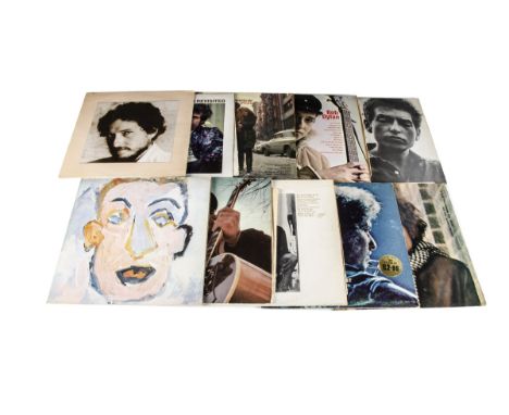 Bob Dylan LPs, ten UK Release Stereo albums - All on CBS Dark Orange labels and comprising Bob Dylan, The Times They Are A Ch