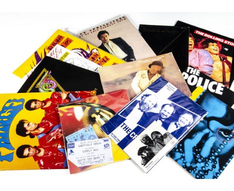 Concert Programmes / Tickets, twenty-six Programmes (three with tickets) with artists including Bruce Springsteen (with ticke