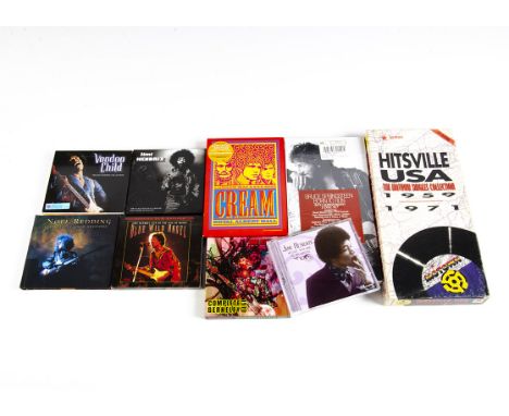 Jimi Hendrix CDs / Sets plus, six Jimi Hendrix and related CDs and Multiple CD sets comprising Blue Wild Angel (2CD), Complet