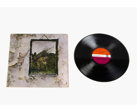 Led Zeppelin LP, Led Zeppelin IV (Four Symbols) LP - Original UK Release 1970 on Atlantic (2401012) - Gatefold Sleeve with K 