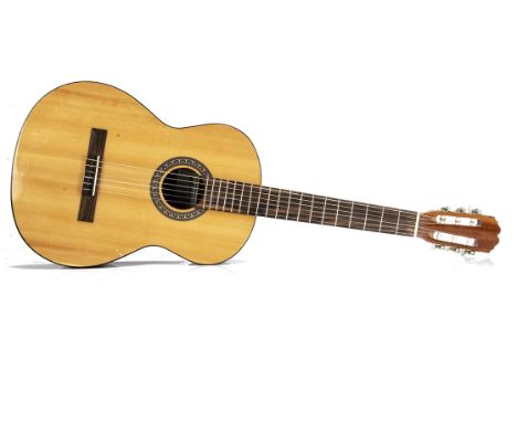 Acoustic Guitar, an Admira classical guitar model Diana label Enrique Keller Spain, good condition with small bump on back ed