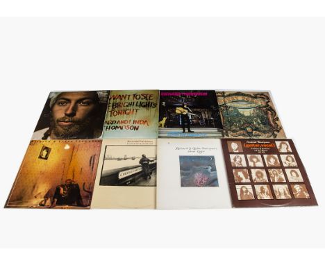 Richard and Linda Thompson LPs, eight albums by Richard Thompson and Richard &amp; Linda Thompson comprising I Want to See Th
