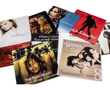 Shop Display Cards - Michael Jackson / Madonna plus, Eleven Album Shop Card Display Promos 1997-99, including Michael Jackson