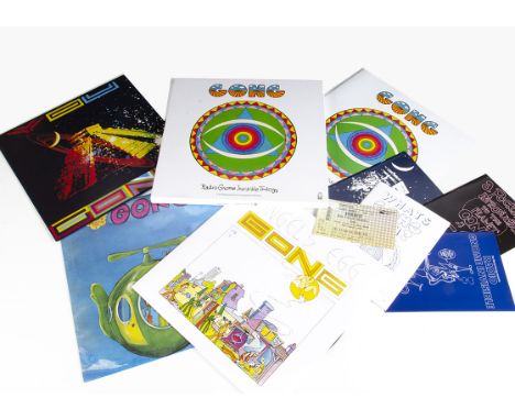 Gong Box Set, Radio Gnome Invisible Trilogy  - Three Album Box Set (Flying Teapot, Angel's Egg and You) released 2015 on Char