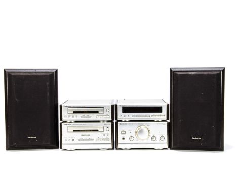 Technics mini-HiFi system, Technics mini hi fi system consisting of speakers SB-HD50A, amplifier SE - HD50, CD player SL-HD60