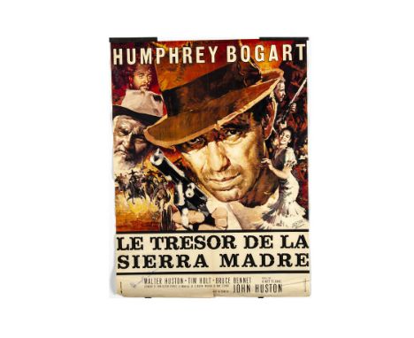 Le Tresor De La Sierra Madre Film Poster, French Poster for the John Huston directed Western starring Humphrey Bogart - Possi