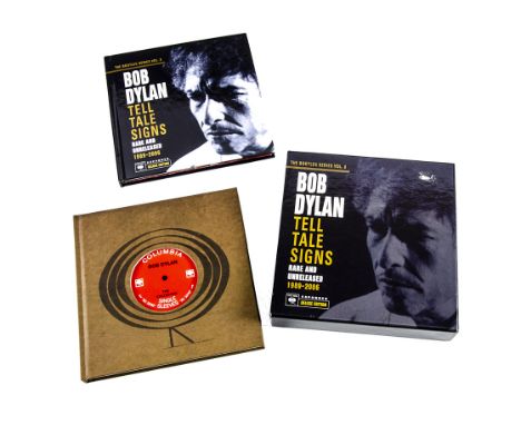 Bob Dylan Box Set, Tell Tale Signs - three CD Box Set released 2008 on Columbia (886973579725) - in Slipcase with Hard Back B