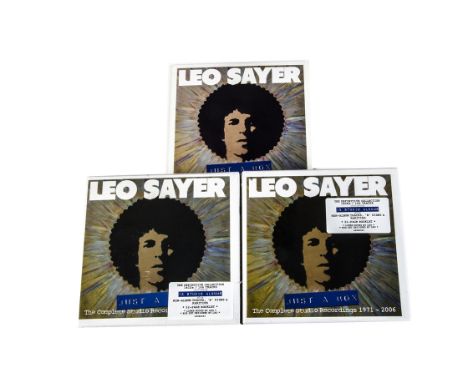 Leo Sayer Box Sets, two Sealed copies of the 14 CD Box Set ' Just A Box - The Complete Studio Recordings 1971 - 2006' - sold 