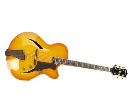 Alden Semi-Acoustic Guitar, an  Alden Jazz style guitar, semi-acoustic, very good condition sunrise comes with a quality Stag