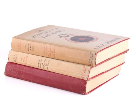 Tolkien, J.R.R.: The Lord of the Rings Trilogy, comprising The Fellowship of the Ring (5th imp 1956), The Two Towers (11th im
