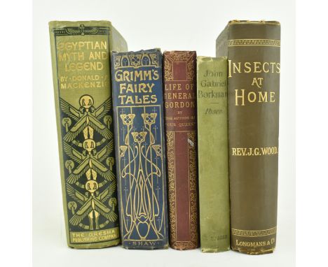 A collection of late 19th century Victorian and early 20th century Edwardian books, both fiction and non-fiction. The lot com