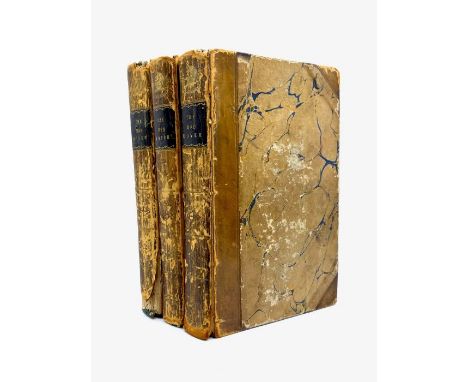 &nbsp;[Cooper, James Fenimore]. The Red Rover, second UK edition, in three volumes, London: Henry Colburn, 1828. Octavo, cont