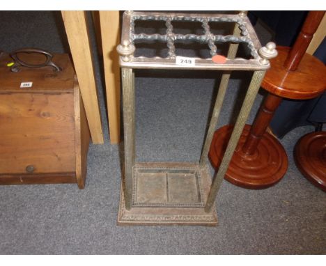 VICTORIAN BRASS STICK STAND 24" HIGH