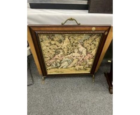 MODERN TAPESTRY FIRE SCREEN