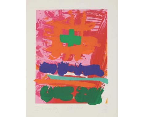 *Albert Irvin RA (1922-2015) 'Sangora', 1993 screenprint in colours, signed 'Irvin' in pencil l.l., inscribed as titled, date