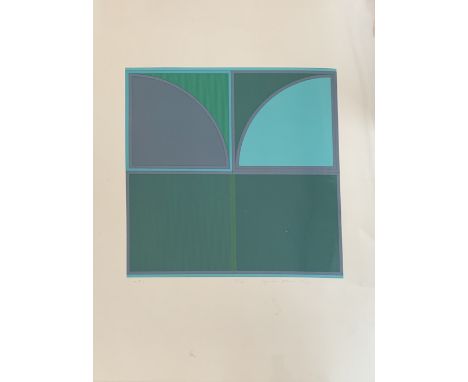 Gordon HOUSE (1932-2005)  H C Coloured lithograph Signed and dated '71 and numbered VI/X (Dimensions: 76 x 56cm)(76 x 56cm)