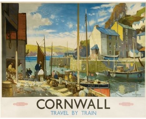 Jack MERRIOTT (1901-1968) Cornwall, British Railways (c.1955) Coloured lithograph, published by The Railway Executive (Wester