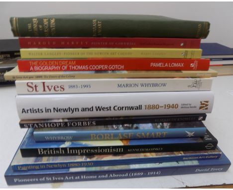 BORLASE SMART. "The Technique of seascape painting." 1946 vg; plus eleven large format vols on Cornish Art.