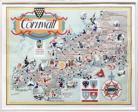 William BOYWER (1926-2015) Cornwall, British Railways (c.1950) Coloured lithograph, published by British Railways (Western Re