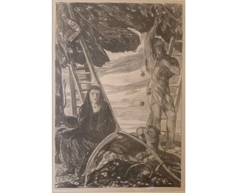 Charles Haslewood SHANNON (1863-1937) Autumn, 1917 Lithograph Signed (Dimensions: 47.5 x 32cm)(47.5 x 32cm)